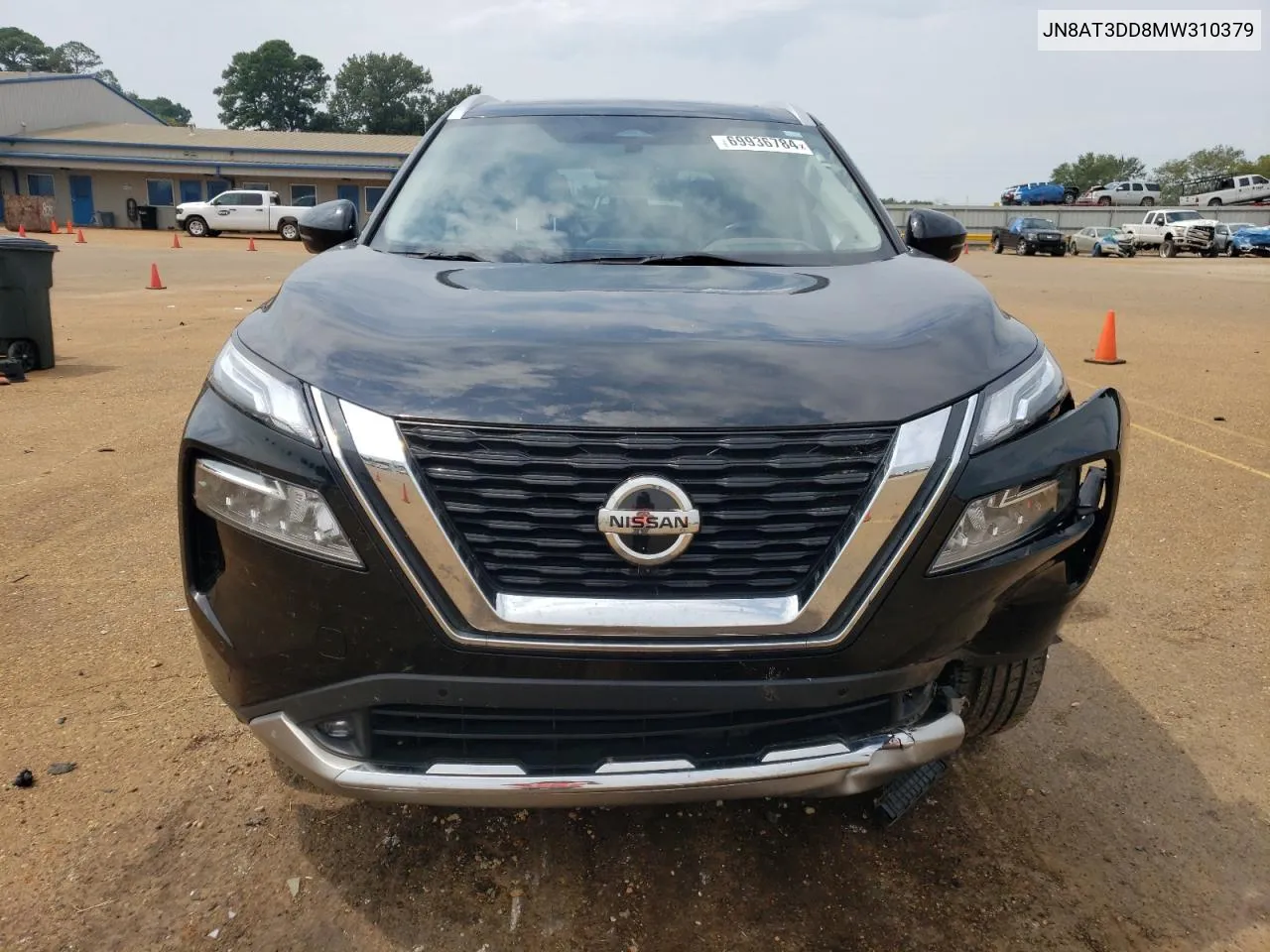 2021 Nissan Rogue Platinum VIN: JN8AT3DD8MW310379 Lot: 69936784