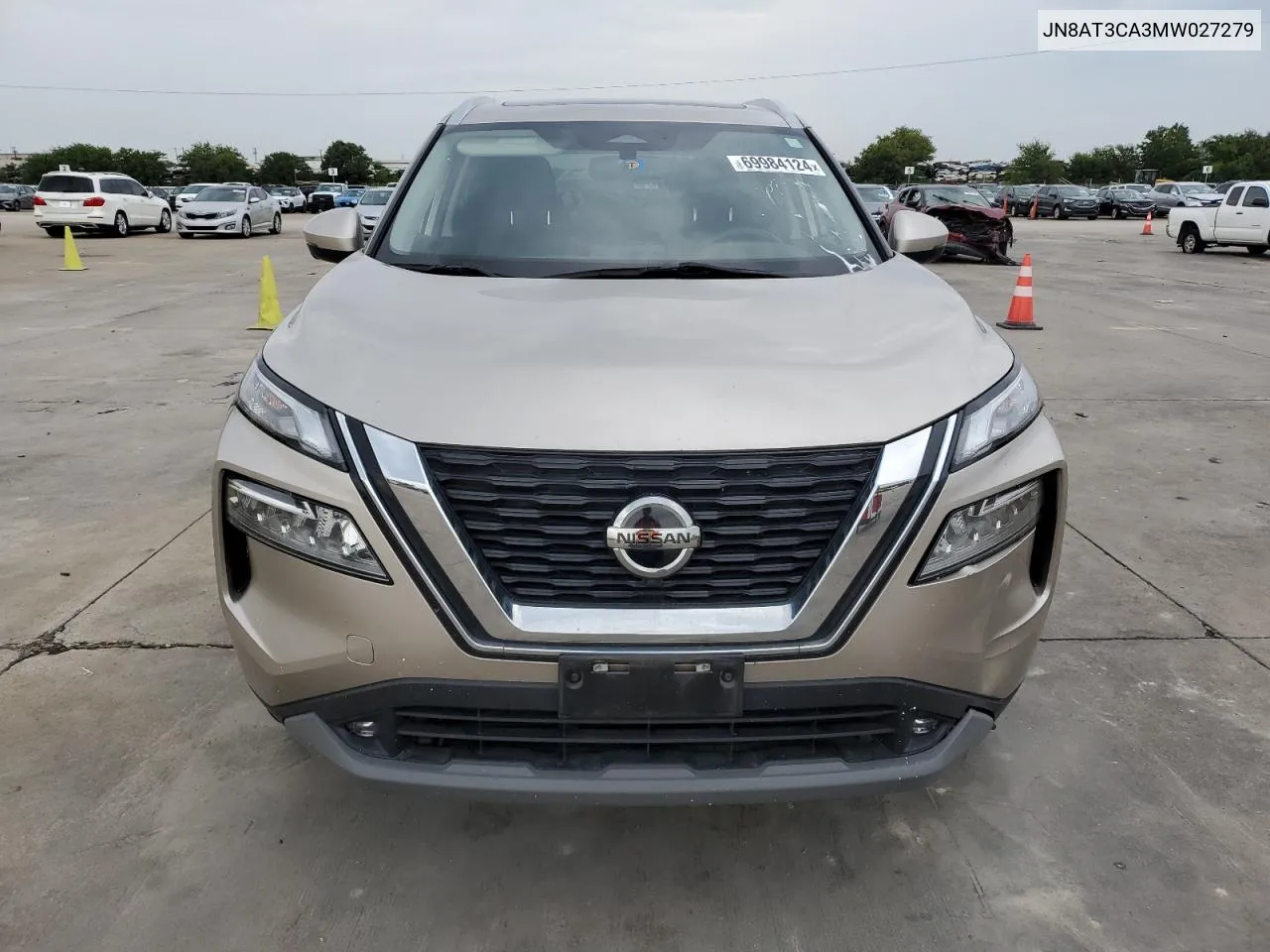 2021 Nissan Rogue Sl VIN: JN8AT3CA3MW027279 Lot: 69984124