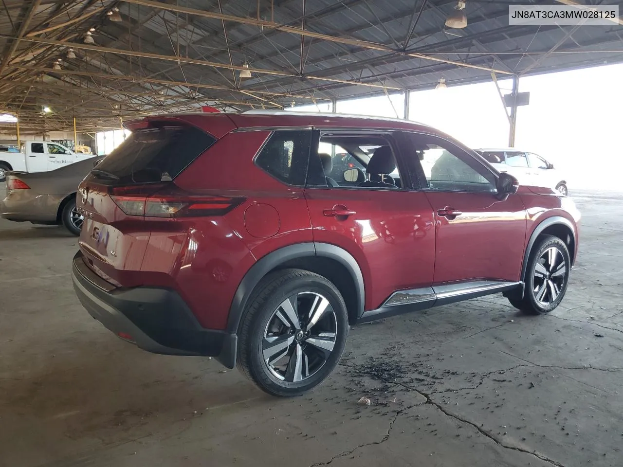 2021 Nissan Rogue Sl VIN: JN8AT3CA3MW028125 Lot: 70016514