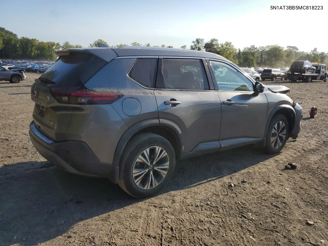 2021 Nissan Rogue Sv VIN: 5N1AT3BB5MC818223 Lot: 70126694