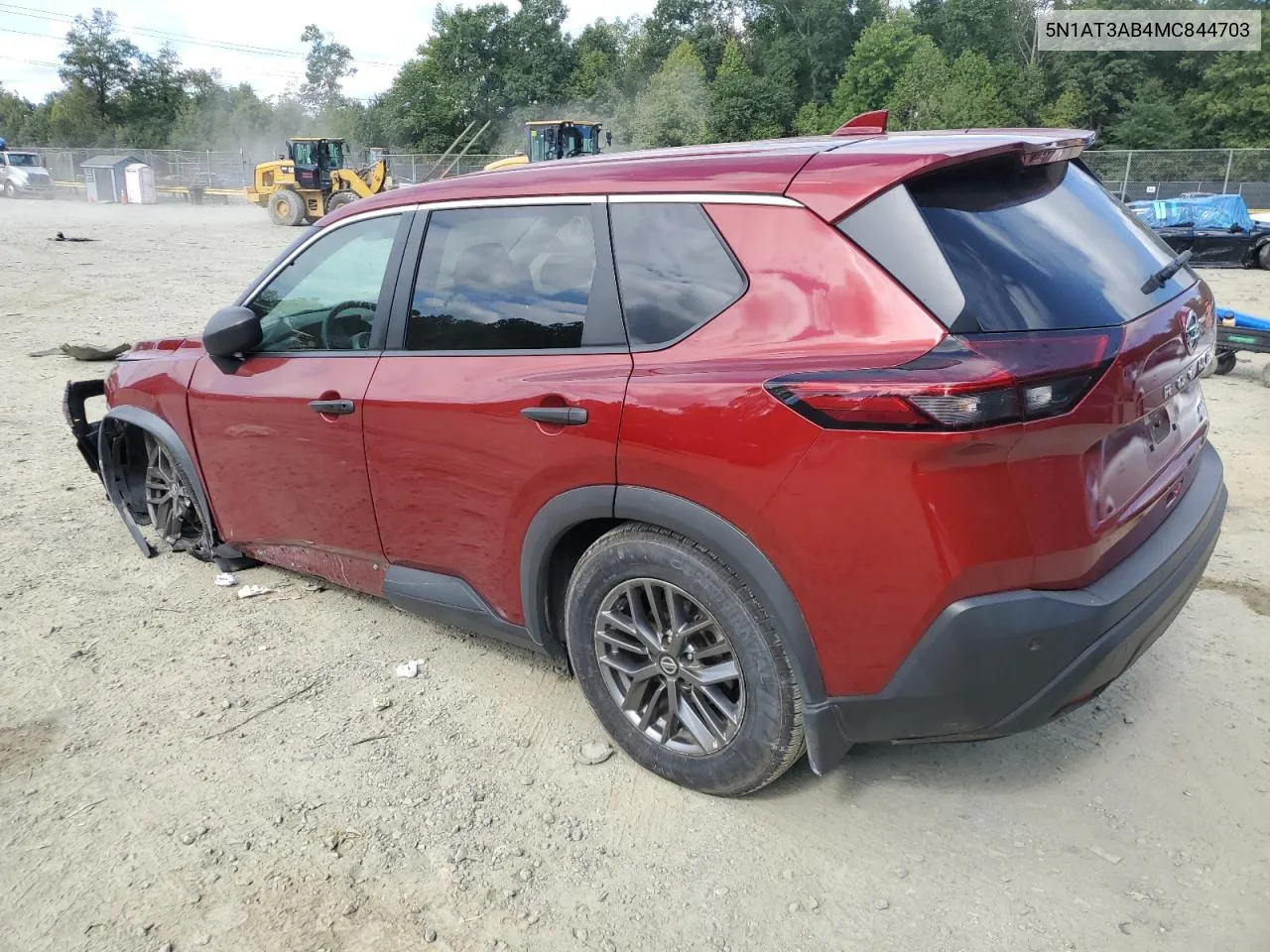 2021 Nissan Rogue S VIN: 5N1AT3AB4MC844703 Lot: 70273254