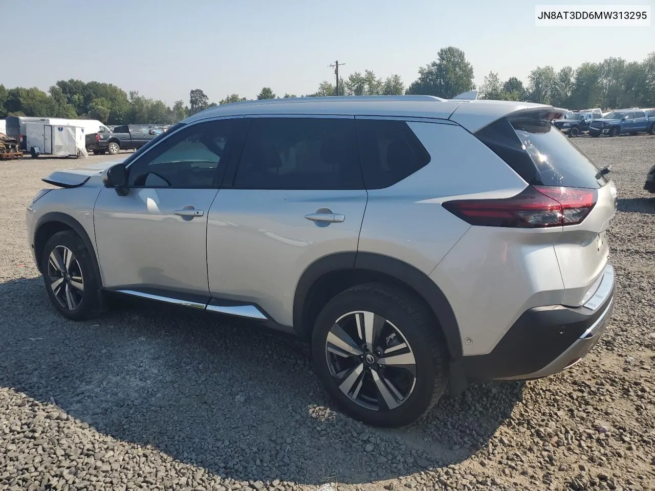 2021 Nissan Rogue Platinum VIN: JN8AT3DD6MW313295 Lot: 70302824