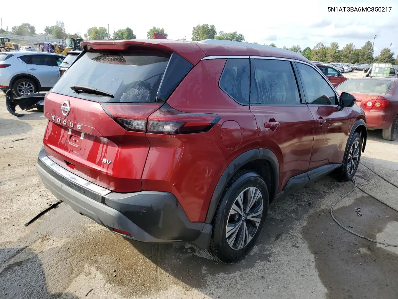 2021 Nissan Rogue Sv VIN: 5N1AT3BA6MC850217 Lot: 70378864