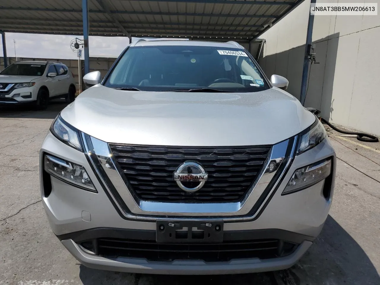 JN8AT3BB5MW206613 2021 Nissan Rogue Sv