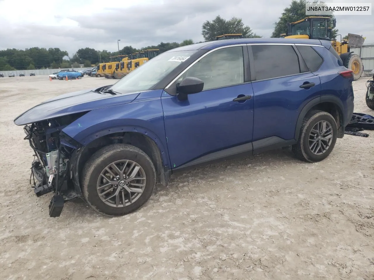 JN8AT3AA2MW012257 2021 Nissan Rogue S