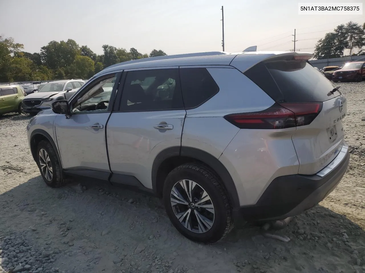 2021 Nissan Rogue Sv VIN: 5N1AT3BA2MC758375 Lot: 70417784