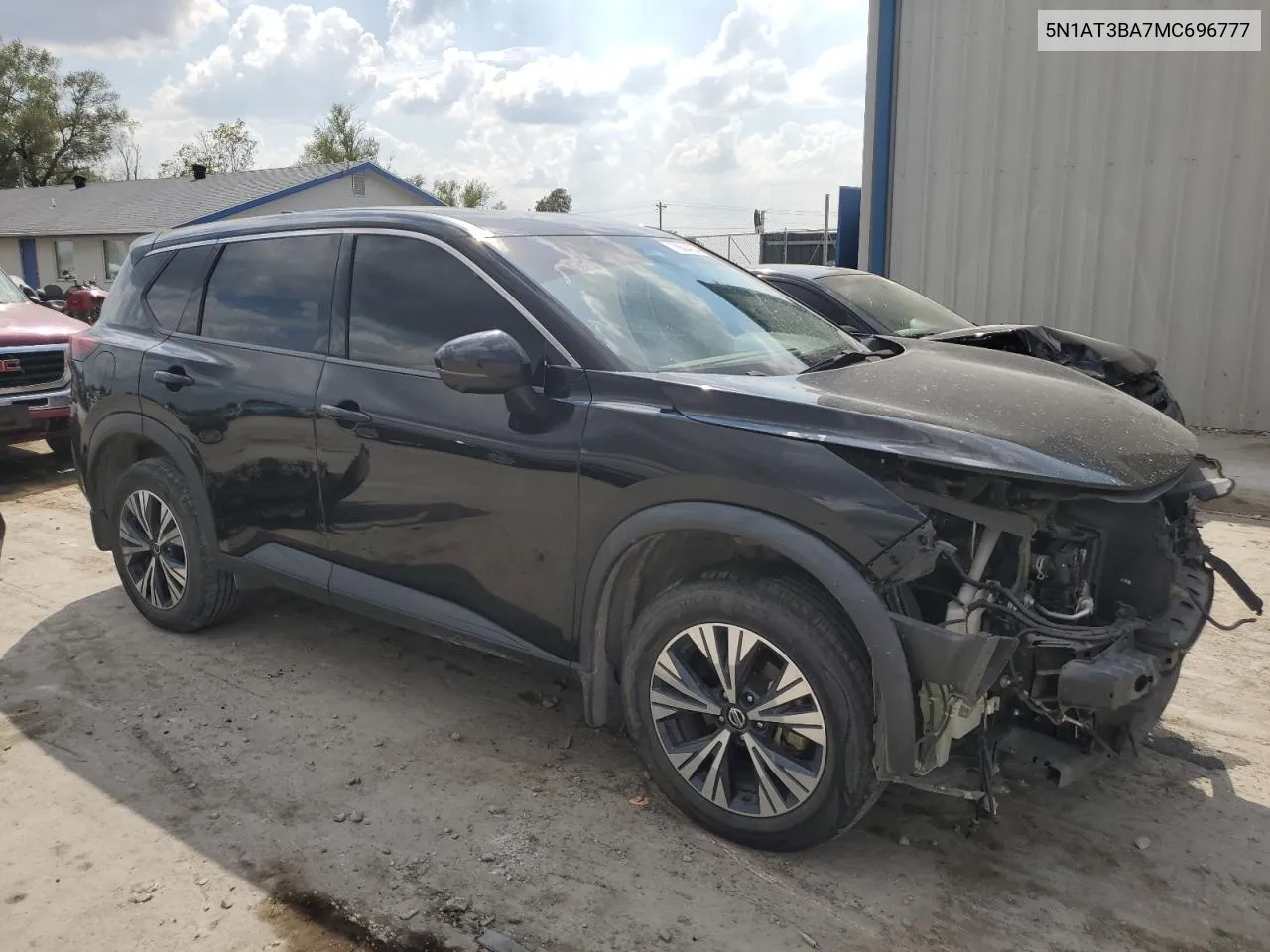 2021 Nissan Rogue Sv VIN: 5N1AT3BA7MC696777 Lot: 70504224