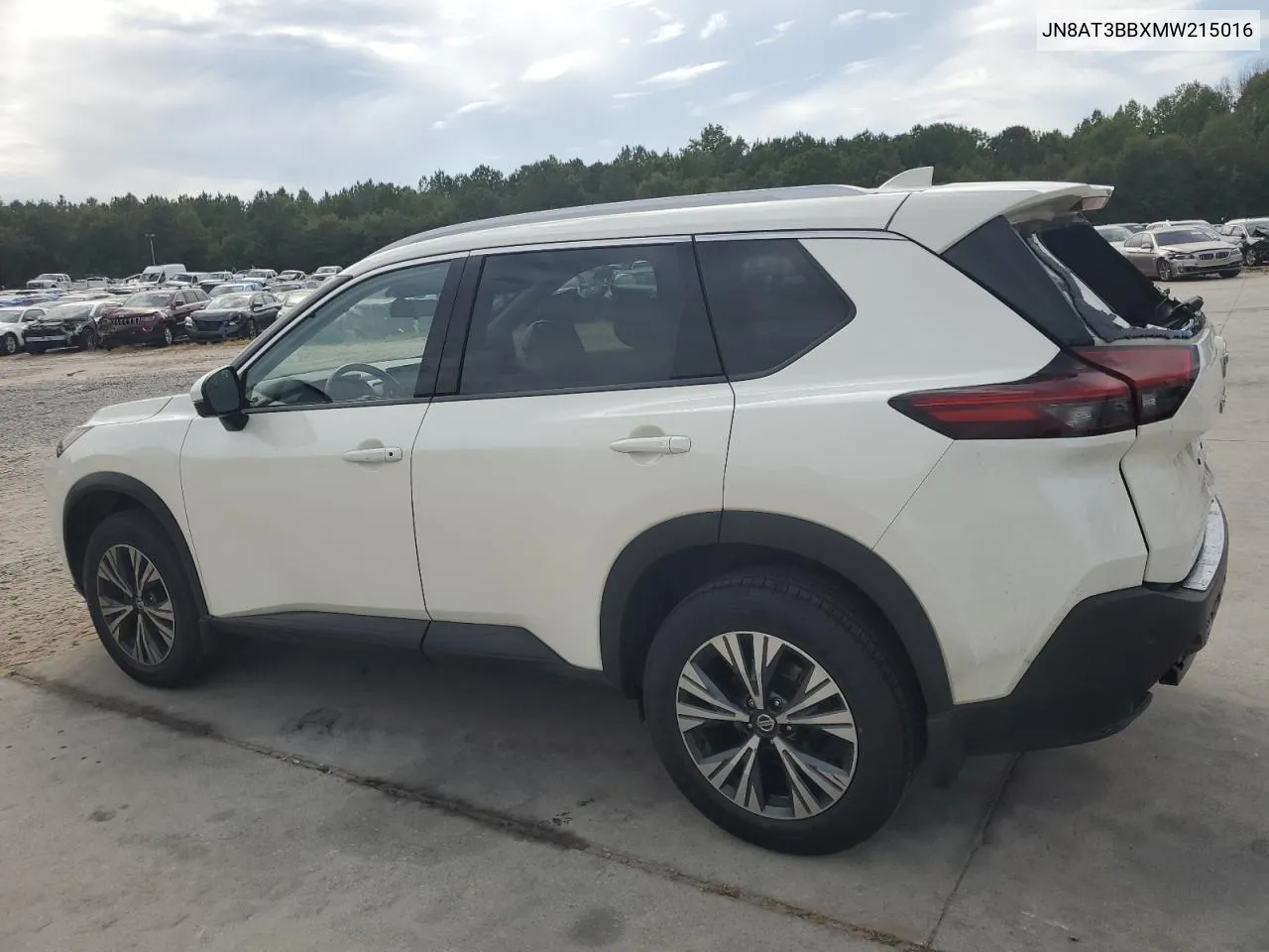 2021 Nissan Rogue Sv VIN: JN8AT3BBXMW215016 Lot: 70514424