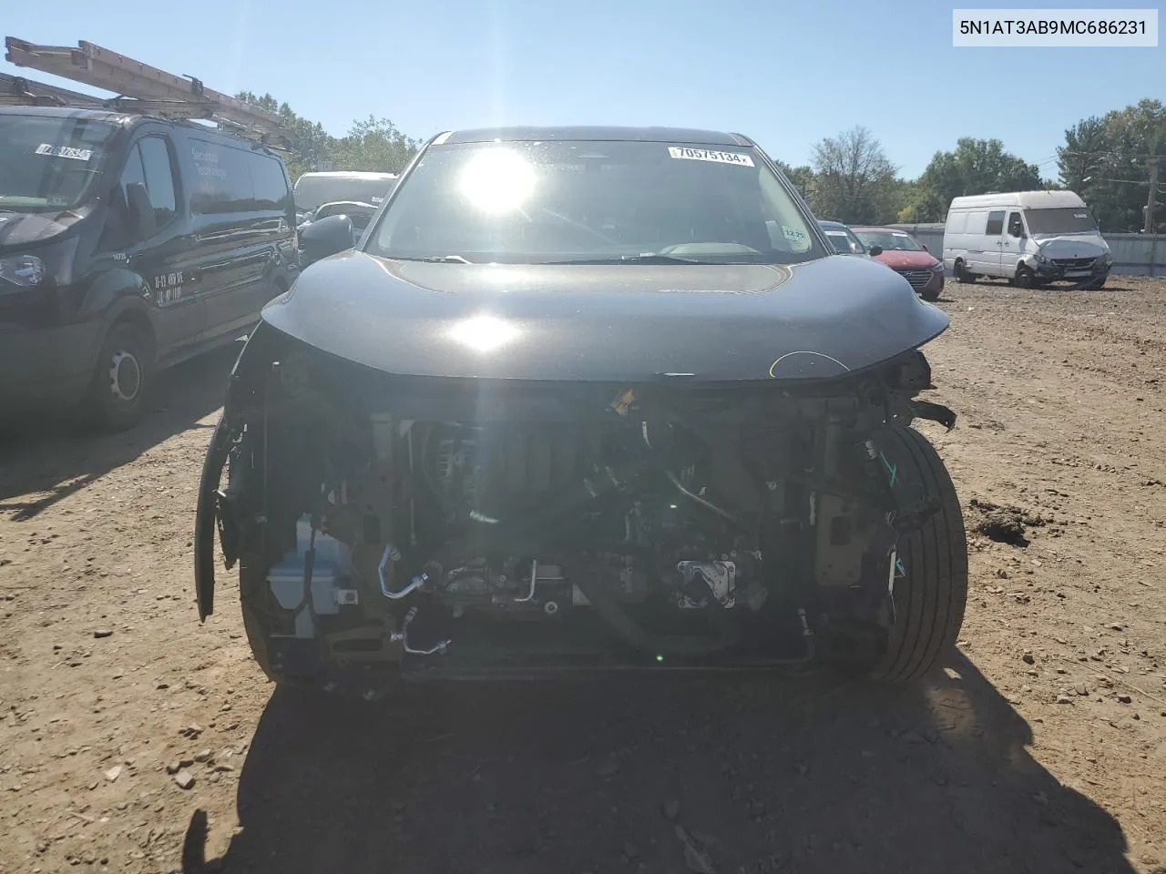 5N1AT3AB9MC686231 2021 Nissan Rogue S