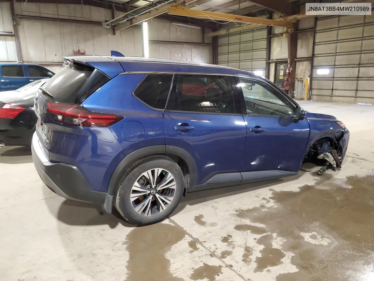 2021 Nissan Rogue Sv VIN: JN8AT3BB4MW210989 Lot: 70700084