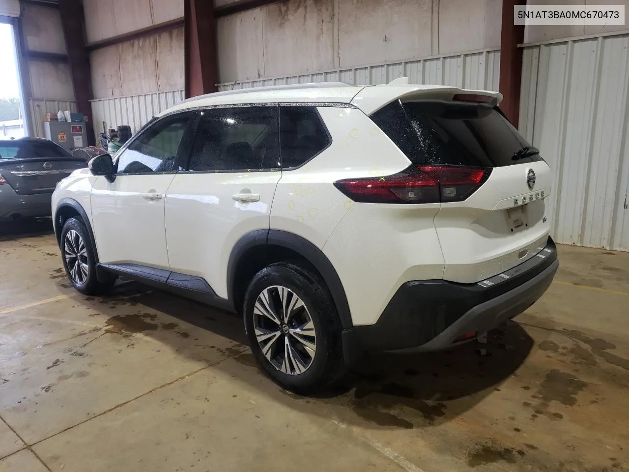 2021 Nissan Rogue Sv VIN: 5N1AT3BA0MC670473 Lot: 70715684