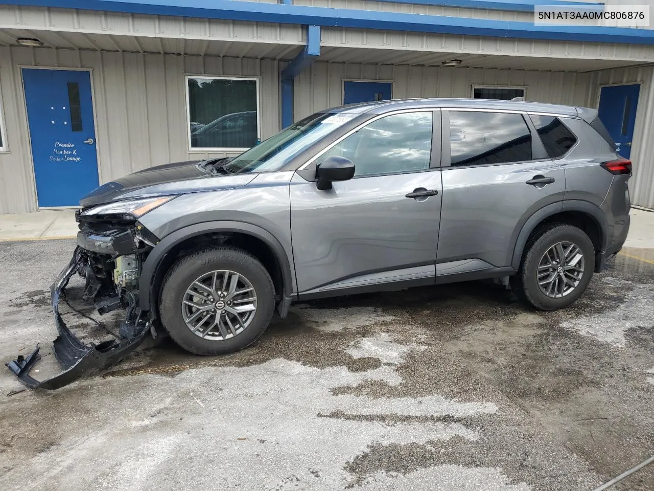 2021 Nissan Rogue S VIN: 5N1AT3AA0MC806876 Lot: 70801384