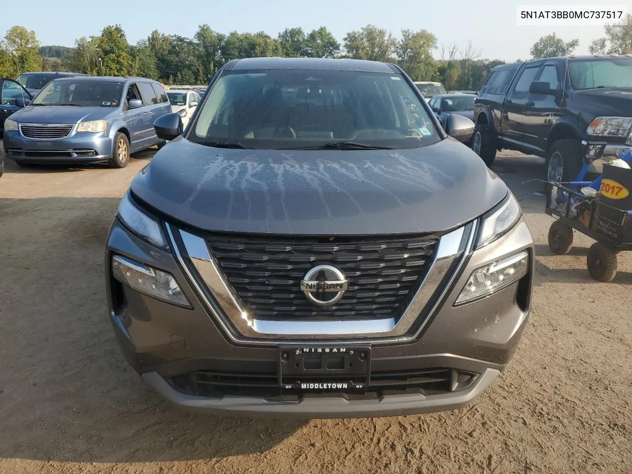 2021 Nissan Rogue Sv VIN: 5N1AT3BB0MC737517 Lot: 70819514