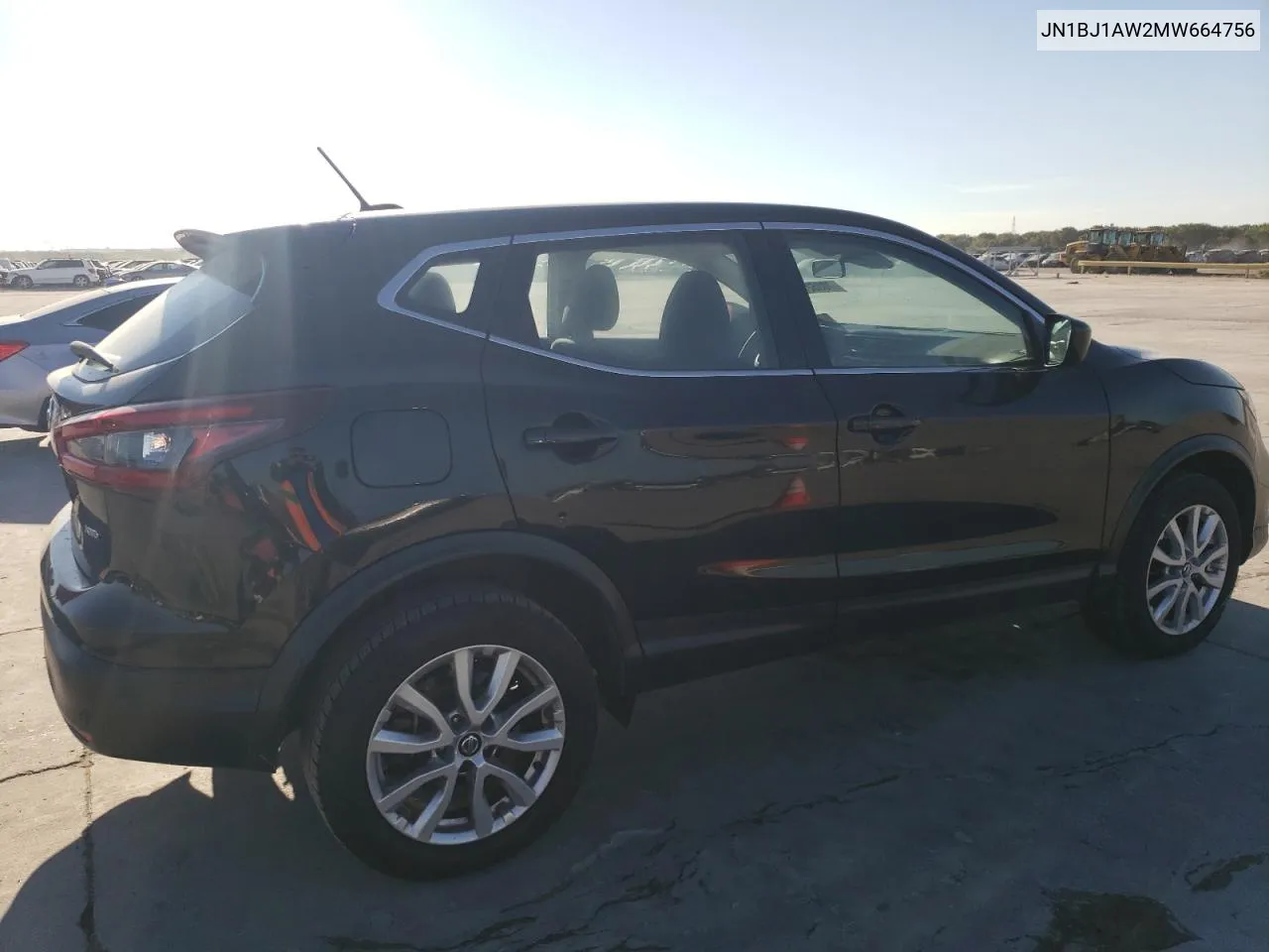 2021 Nissan Rogue Sport S VIN: JN1BJ1AW2MW664756 Lot: 70862754