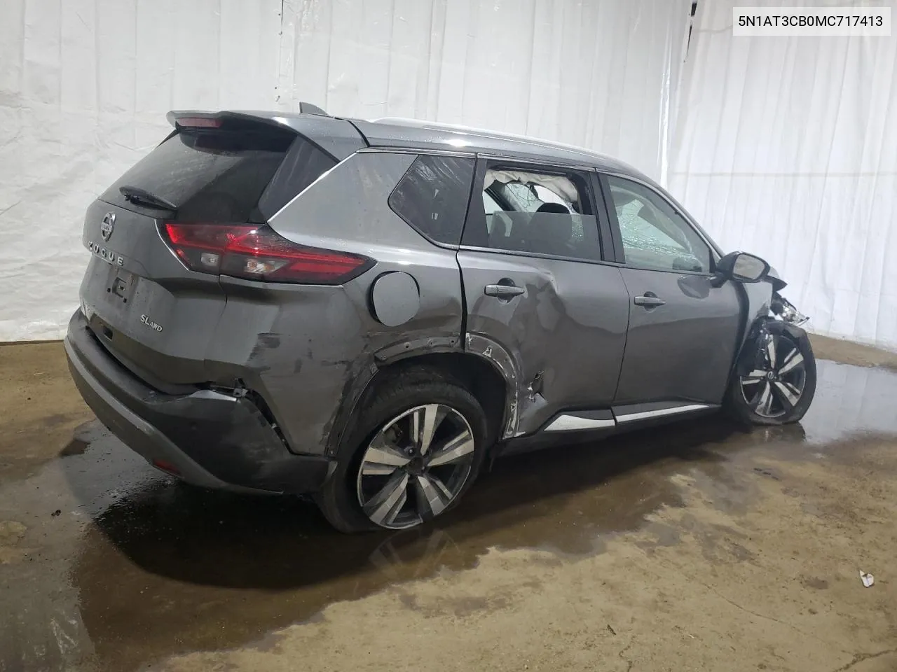 2021 Nissan Rogue Sl VIN: 5N1AT3CB0MC717413 Lot: 70879134