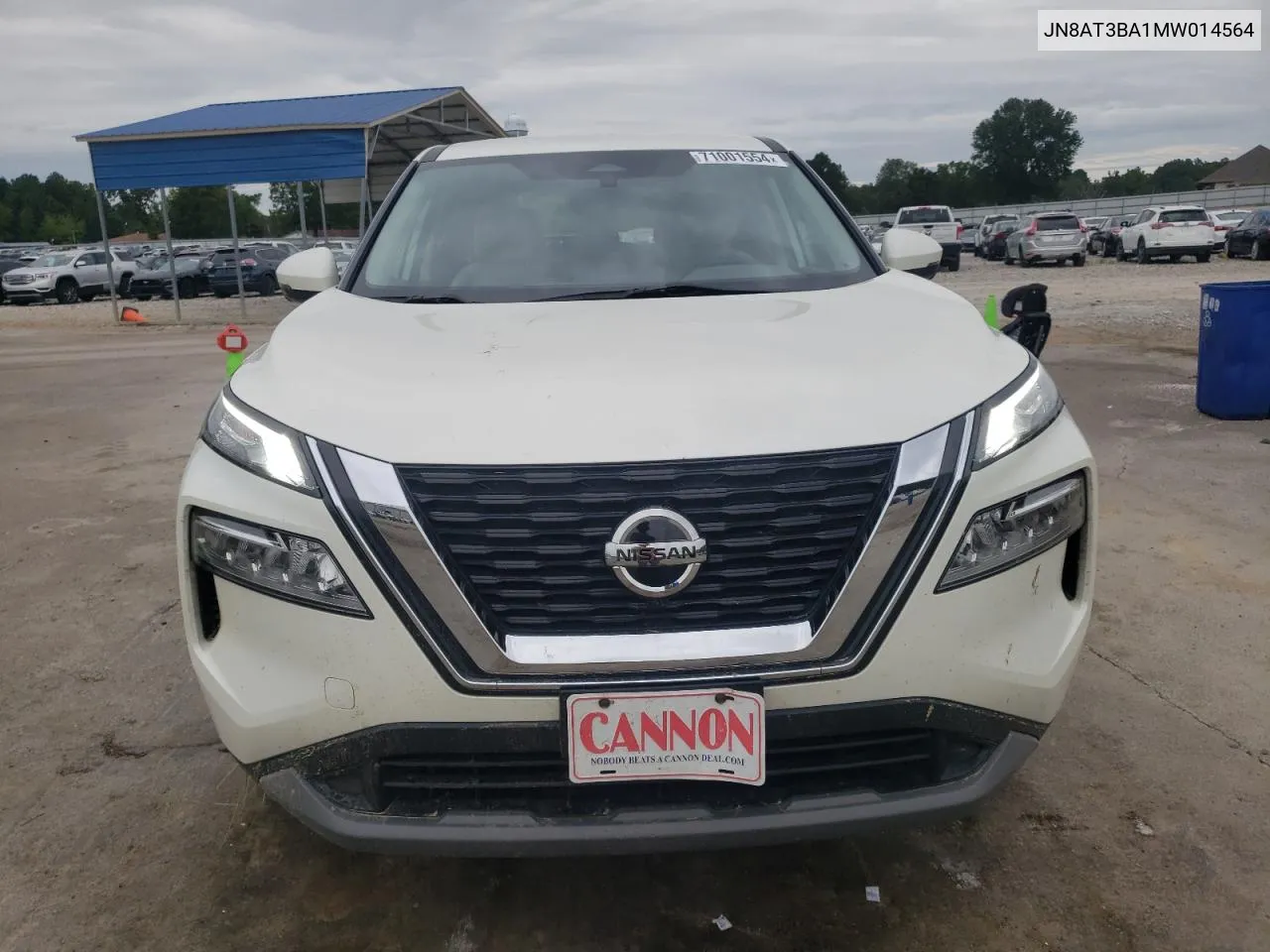 2021 Nissan Rogue Sv VIN: JN8AT3BA1MW014564 Lot: 71001554