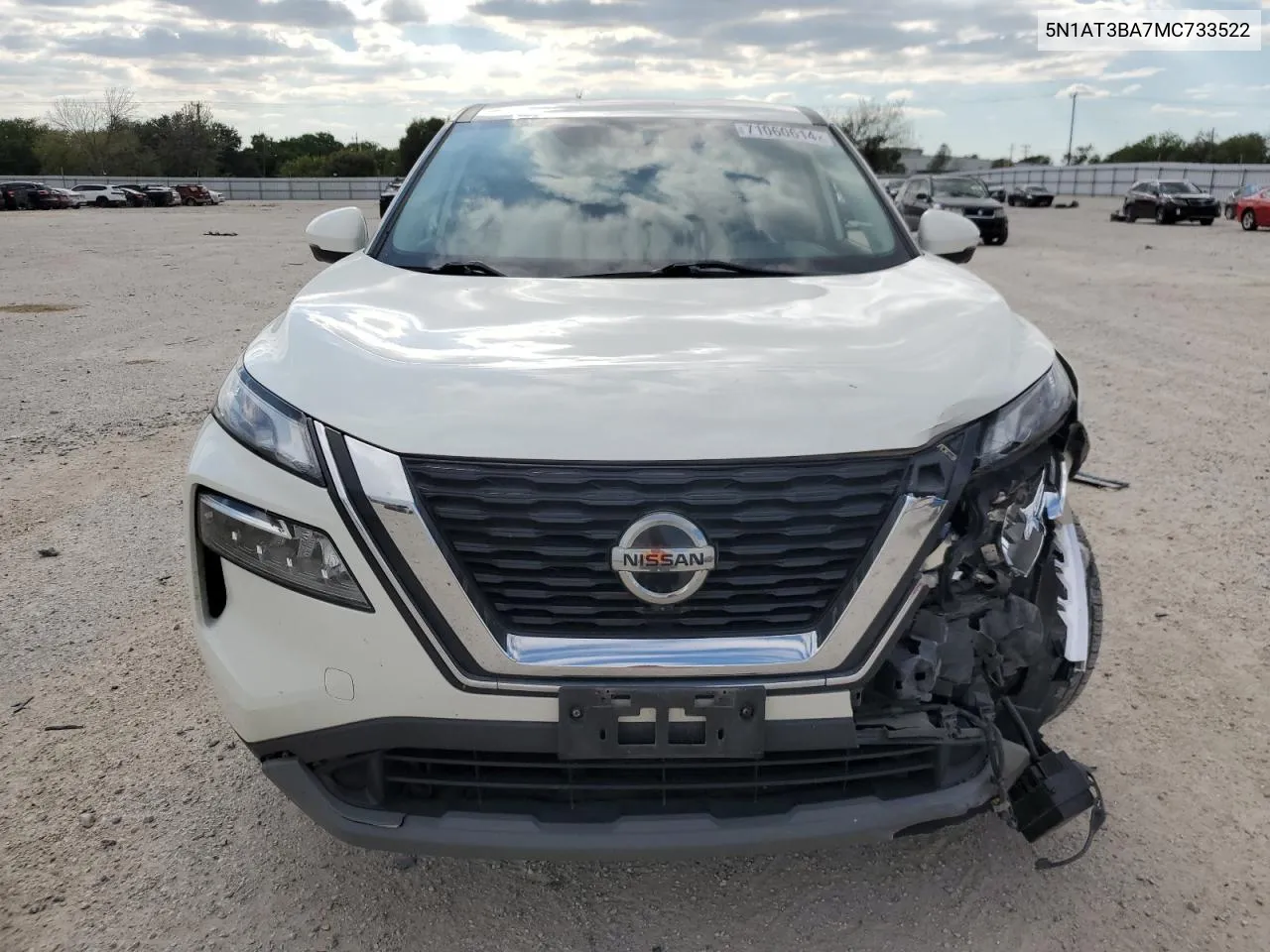 5N1AT3BA7MC733522 2021 Nissan Rogue Sv