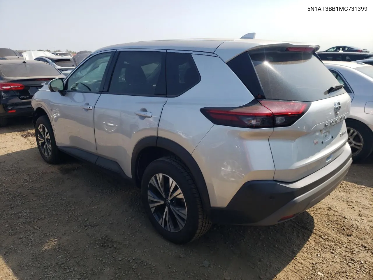 2021 Nissan Rogue Sv VIN: 5N1AT3BB1MC731399 Lot: 71081084