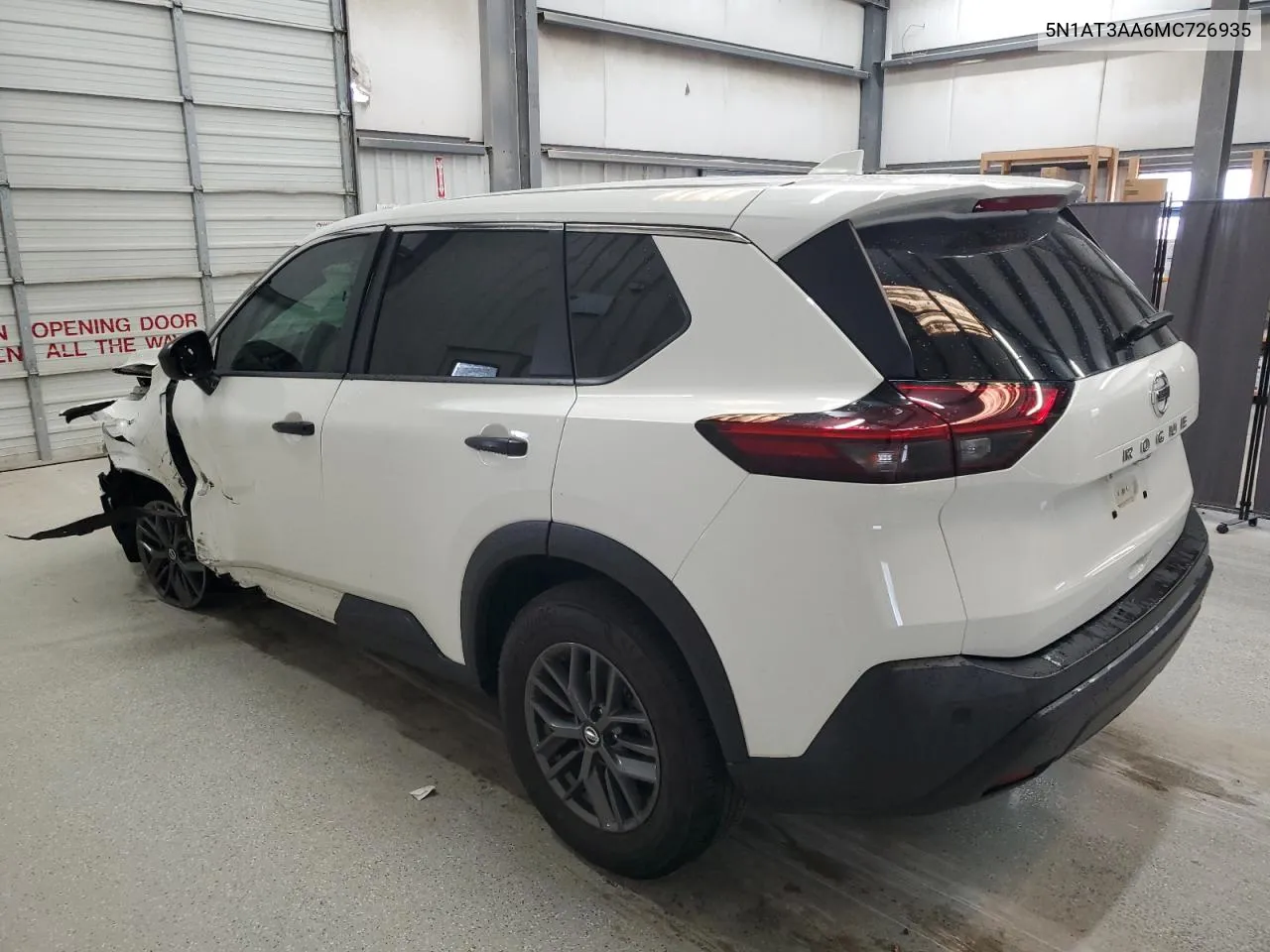 2021 Nissan Rogue S VIN: 5N1AT3AA6MC726935 Lot: 71116514