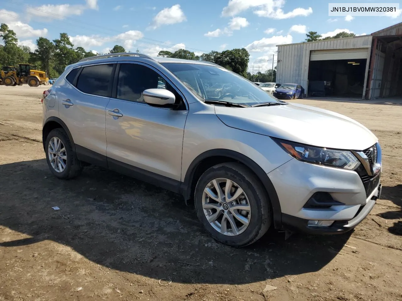 2021 Nissan Rogue Sport Sv VIN: JN1BJ1BV0MW320381 Lot: 71312204