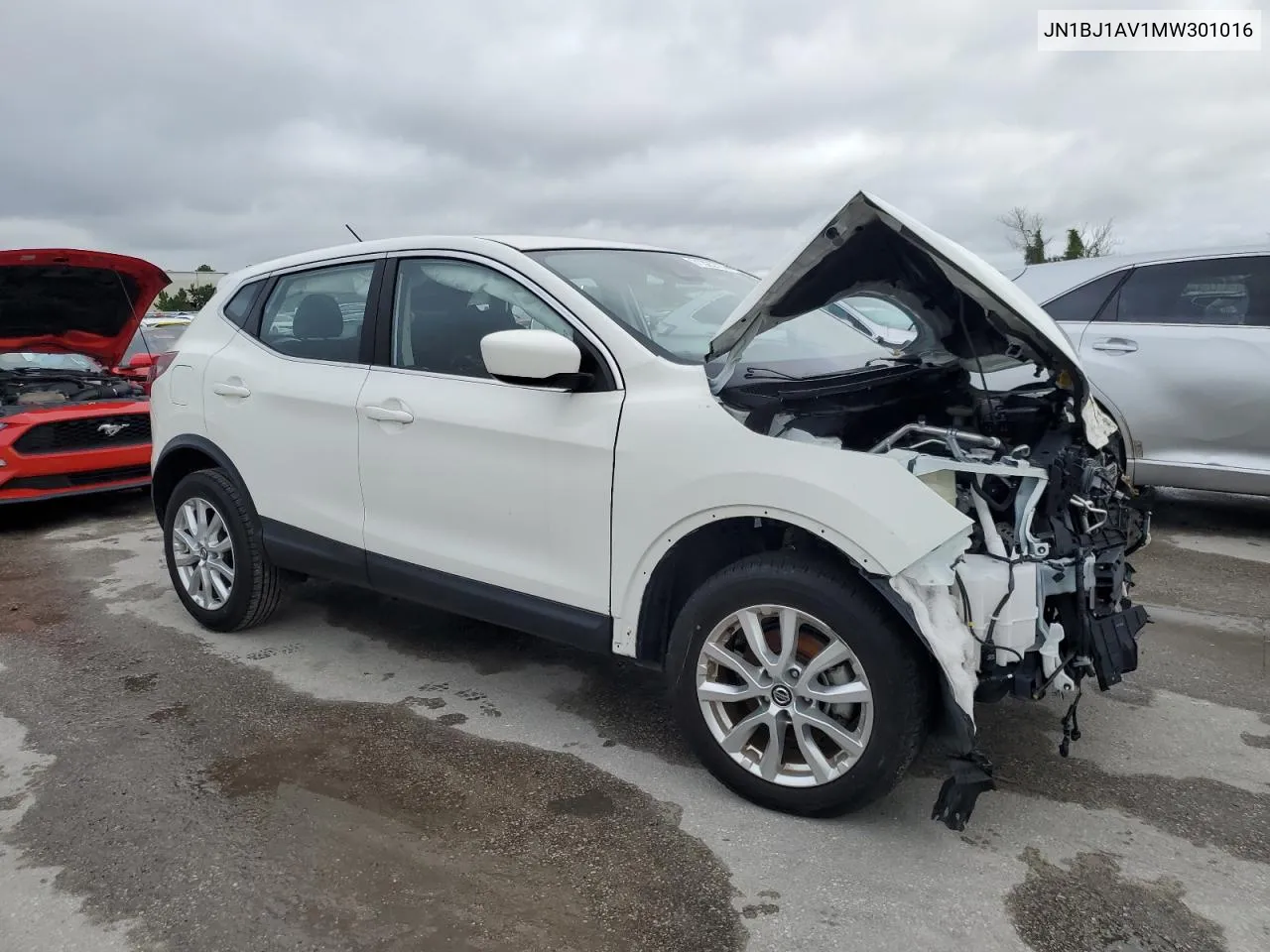 2021 Nissan Rogue Sport S VIN: JN1BJ1AV1MW301016 Lot: 71322714