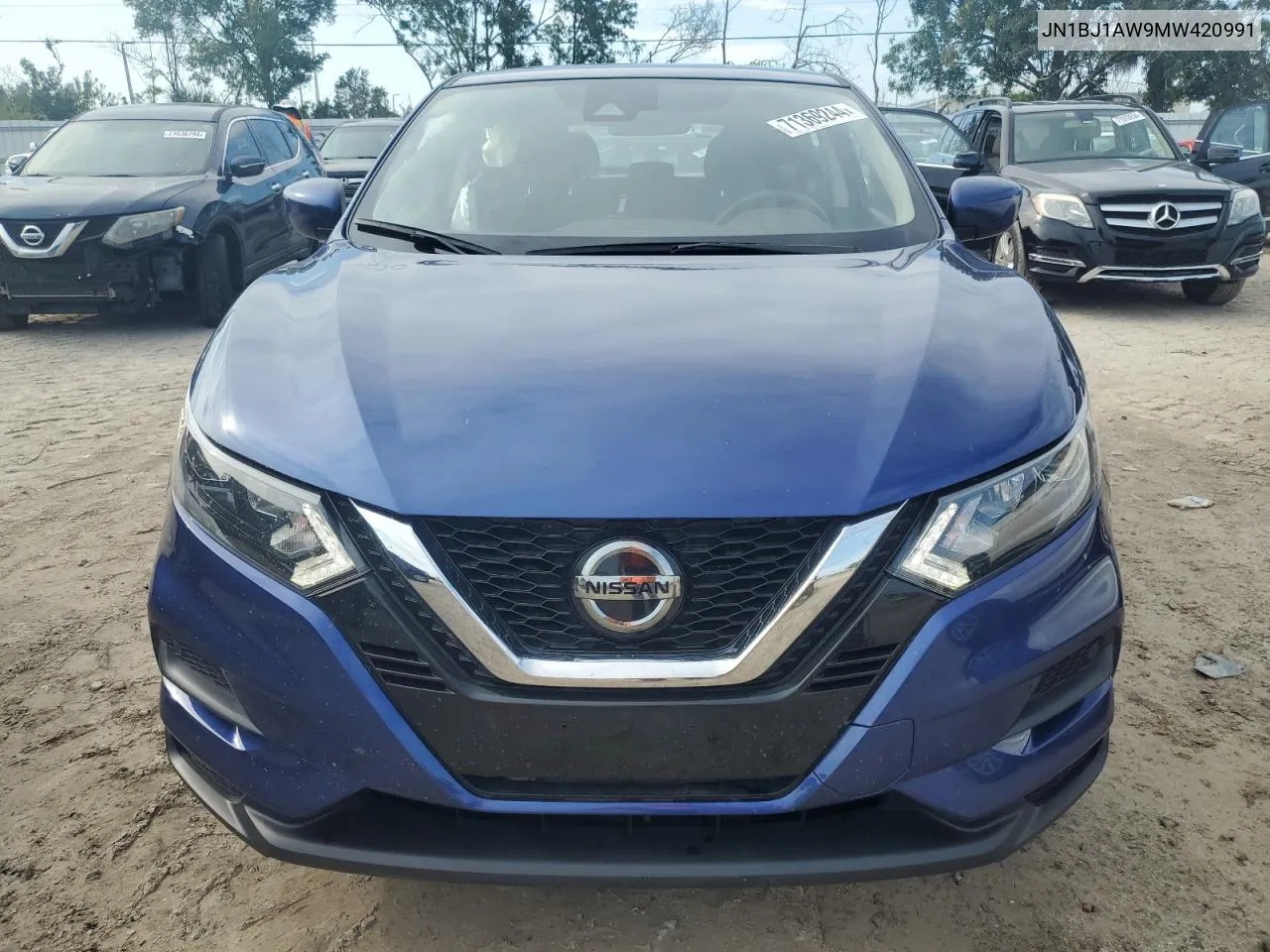 2021 Nissan Rogue Sport S VIN: JN1BJ1AW9MW420991 Lot: 71369244