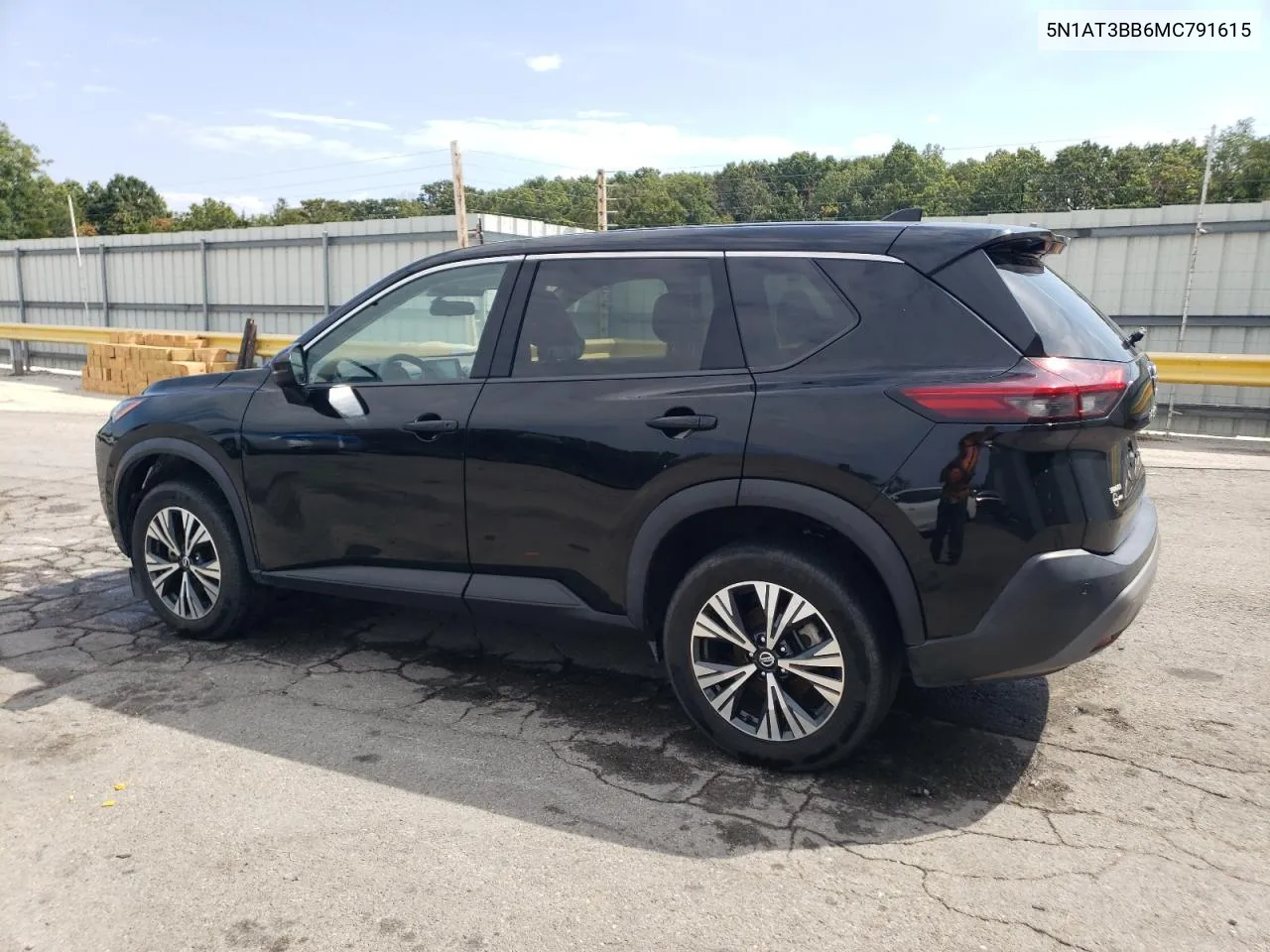 2021 Nissan Rogue Sv VIN: 5N1AT3BB6MC791615 Lot: 71792344