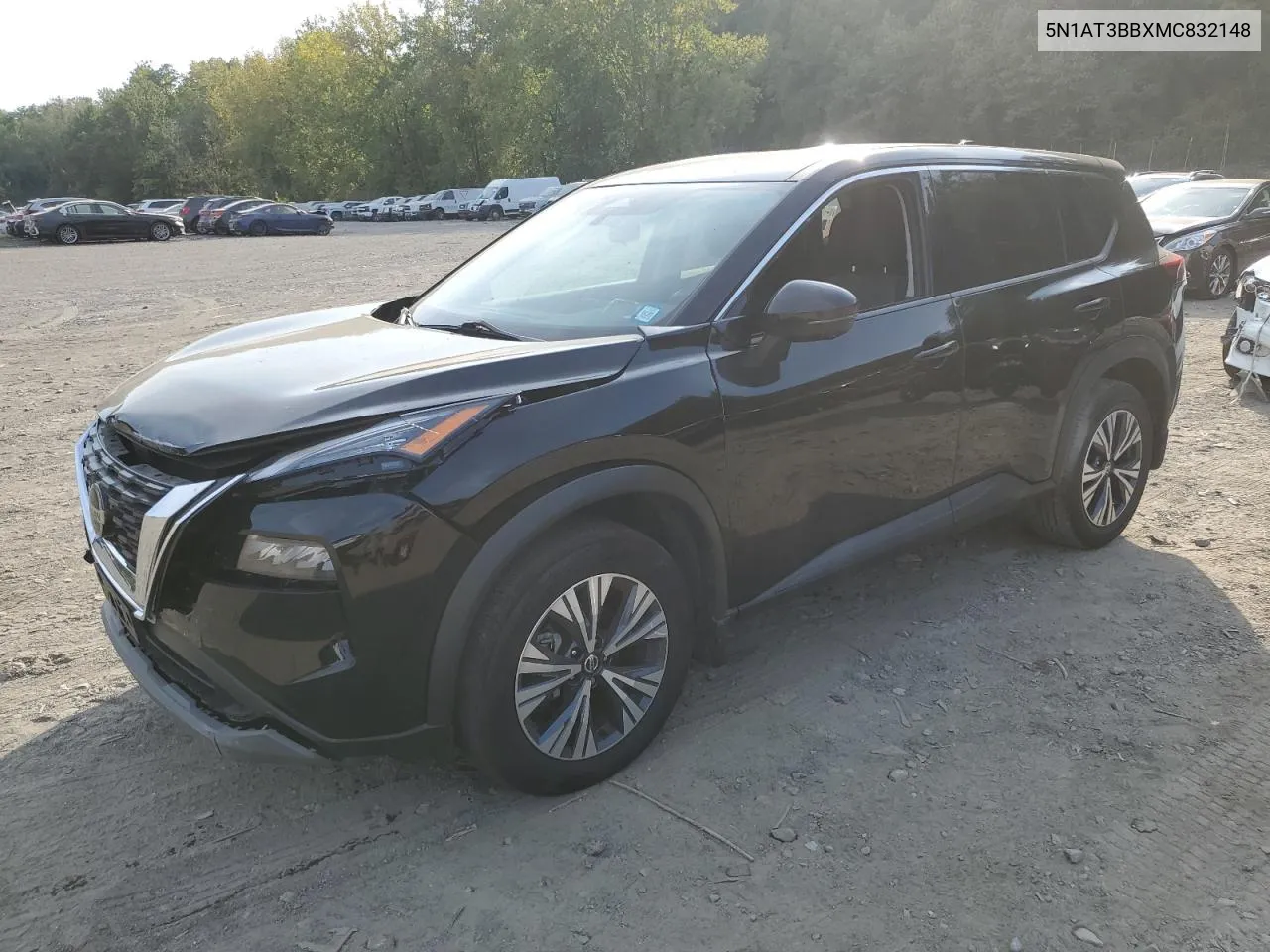 2021 Nissan Rogue Sv VIN: 5N1AT3BBXMC832148 Lot: 72000174