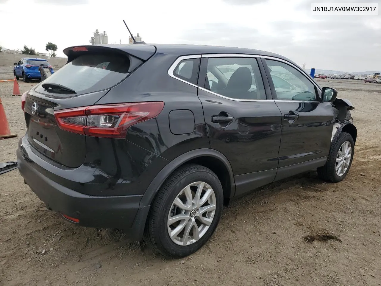 2021 Nissan Rogue Sport S VIN: JN1BJ1AV0MW302917 Lot: 72086524