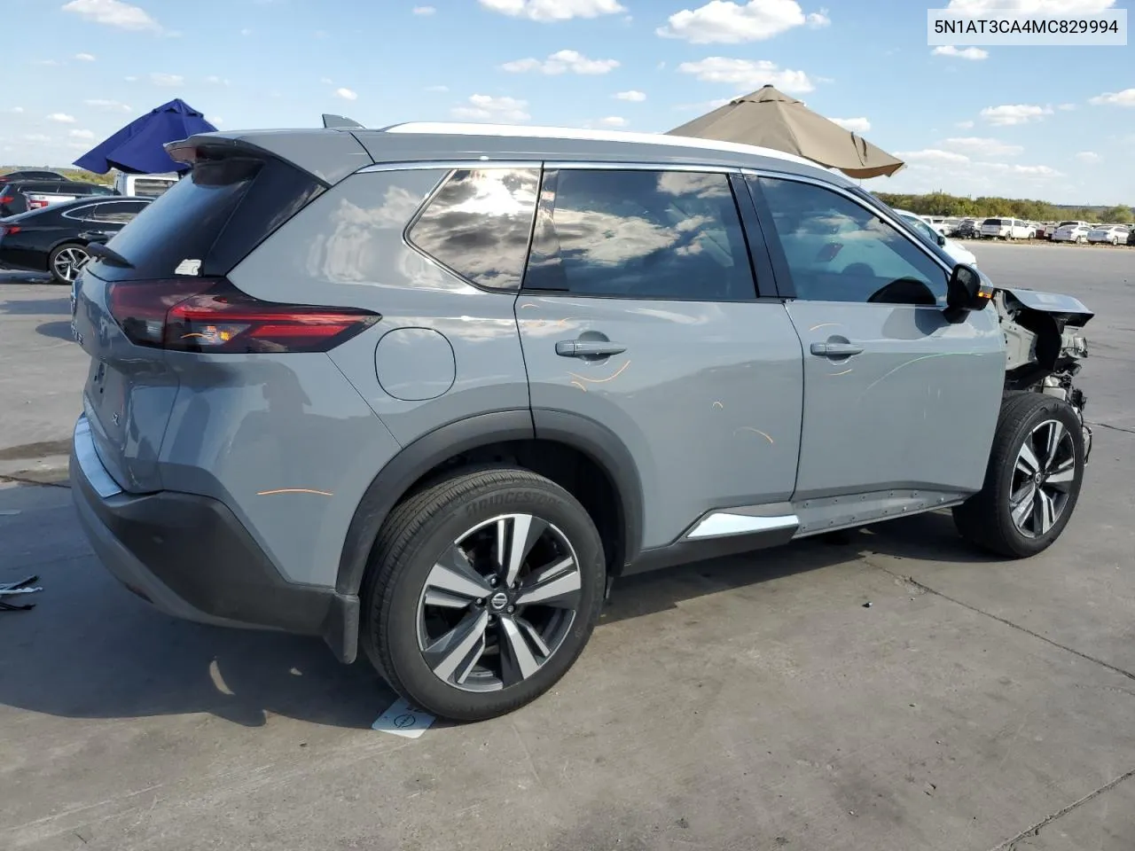 2021 Nissan Rogue Sl VIN: 5N1AT3CA4MC829994 Lot: 72369794