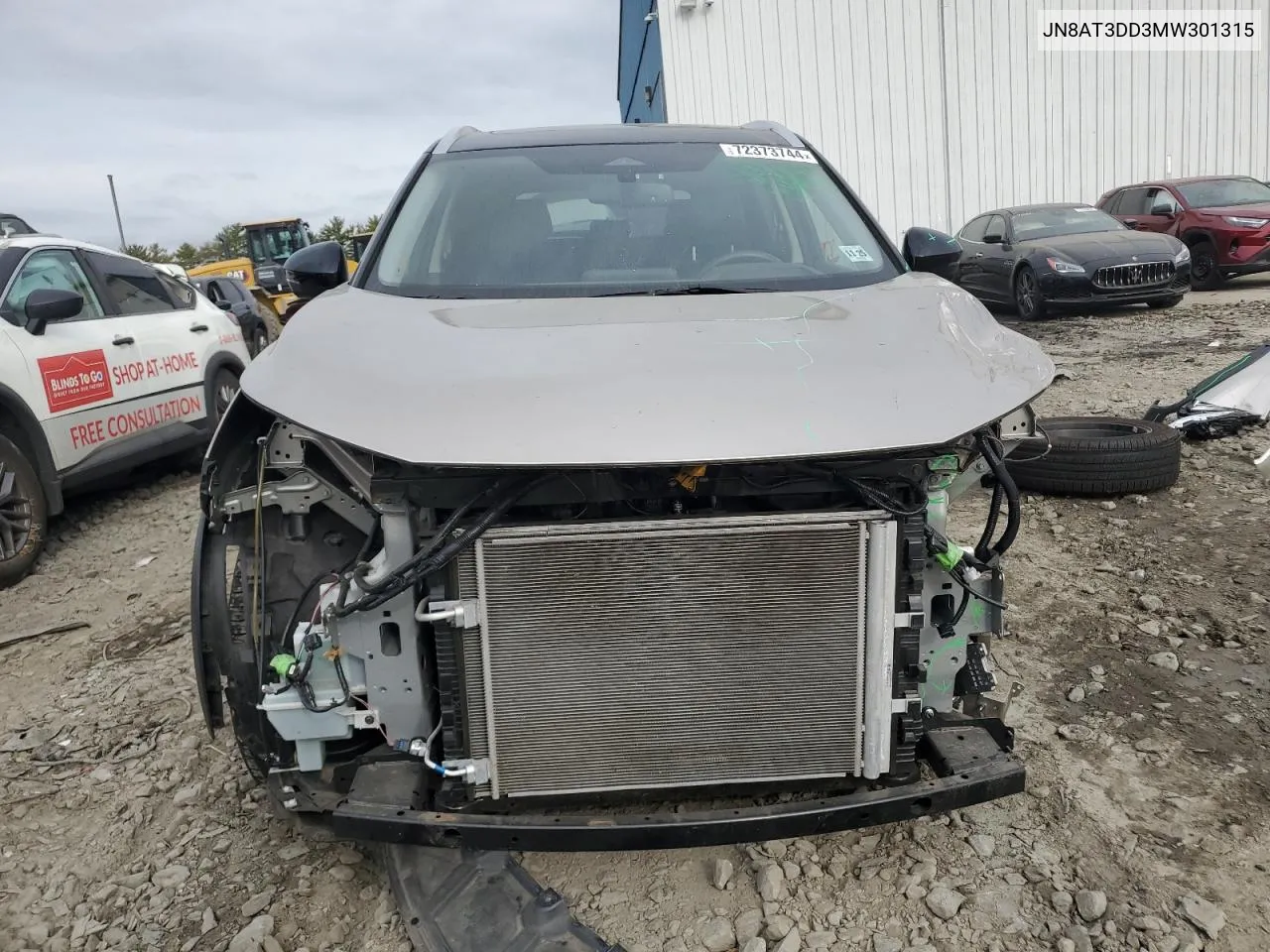 JN8AT3DD3MW301315 2021 Nissan Rogue Platinum