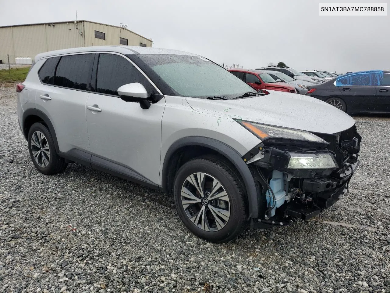 2021 Nissan Rogue Sv VIN: 5N1AT3BA7MC788858 Lot: 72392854