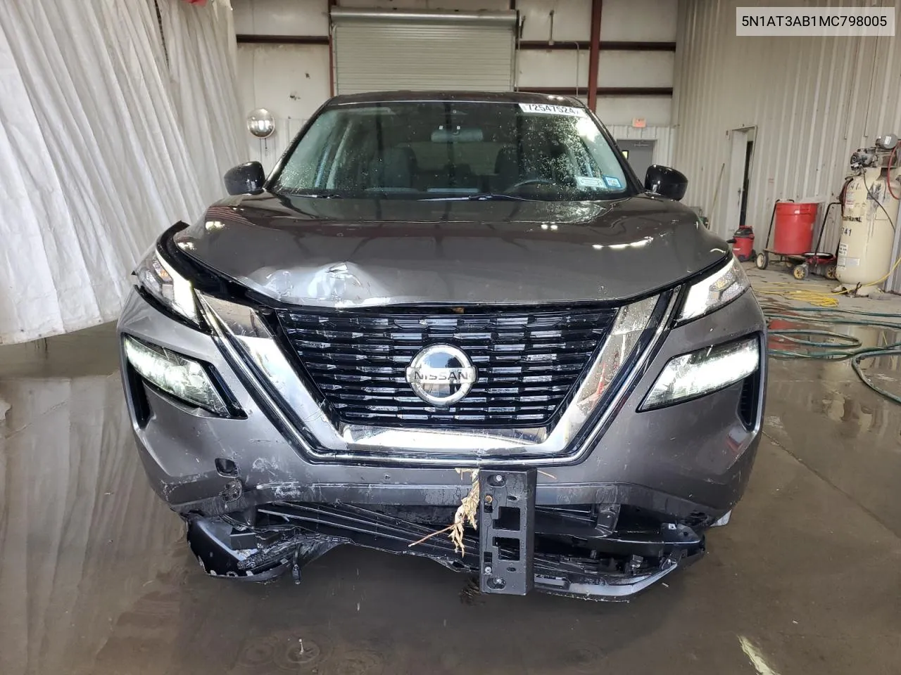 2021 Nissan Rogue S VIN: 5N1AT3AB1MC798005 Lot: 72547524