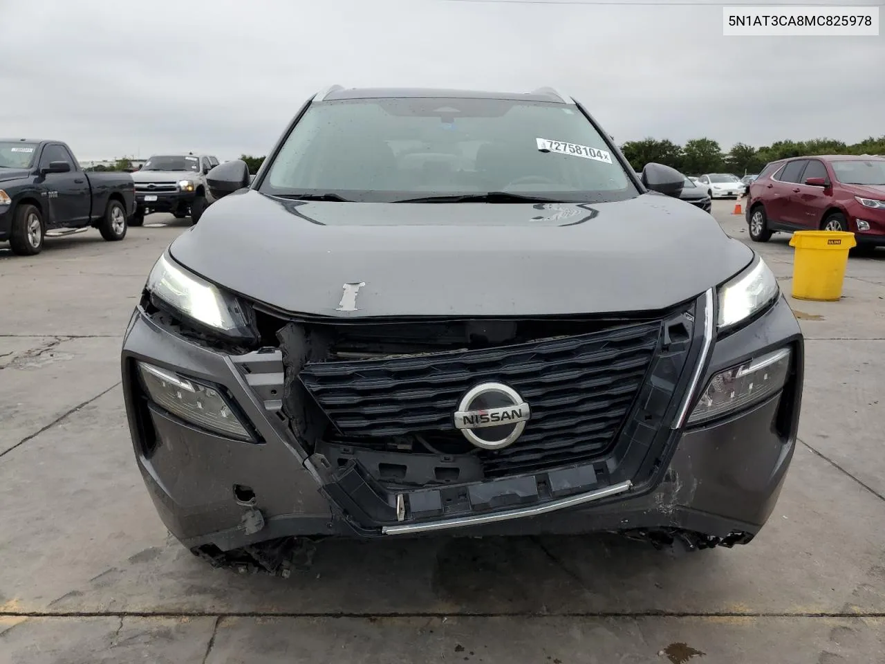 2021 Nissan Rogue Sl VIN: 5N1AT3CA8MC825978 Lot: 72758104