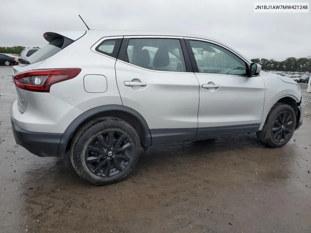 JN1BJ1AW7MW421248 2021 Nissan Rogue Sport S