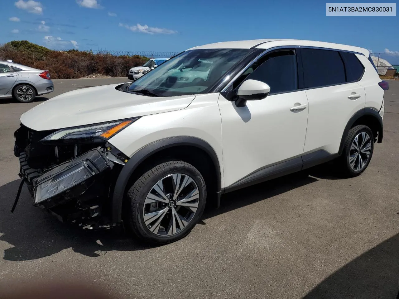 2021 Nissan Rogue Sv VIN: 5N1AT3BA2MC830031 Lot: 73035924