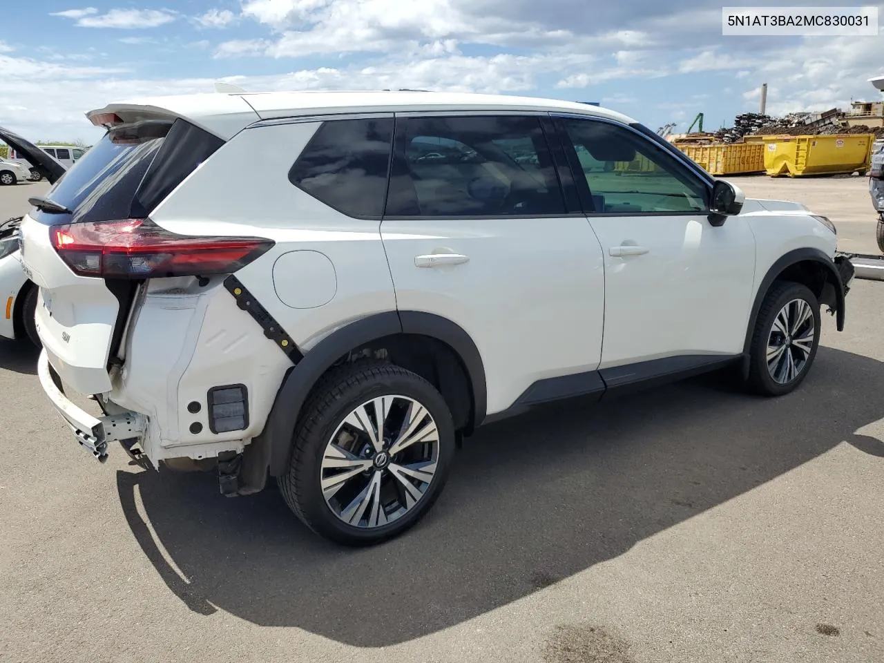 2021 Nissan Rogue Sv VIN: 5N1AT3BA2MC830031 Lot: 73035924