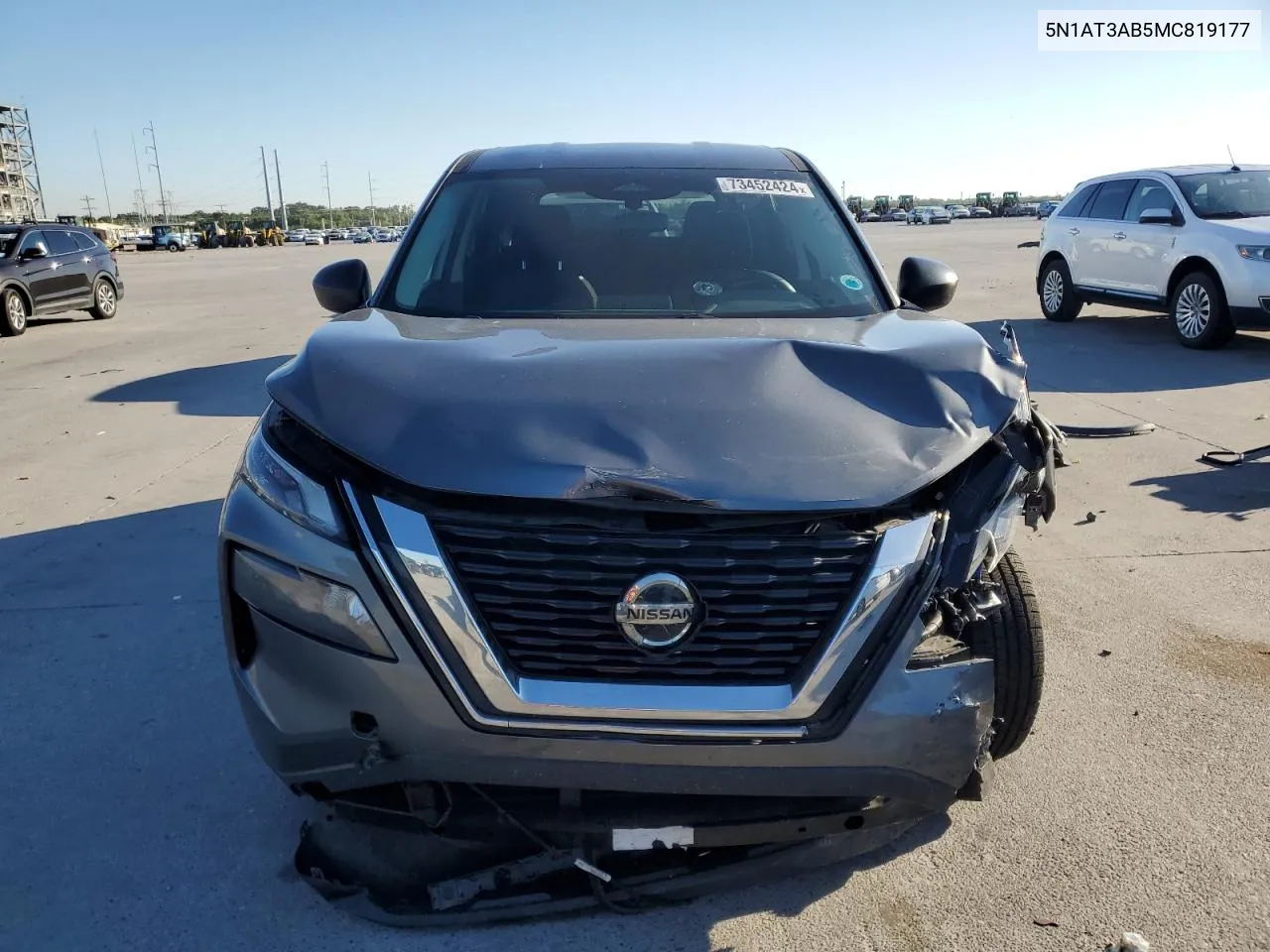 2021 Nissan Rogue S VIN: 5N1AT3AB5MC819177 Lot: 73452424