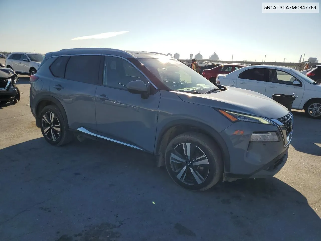 2021 Nissan Rogue Sl VIN: 5N1AT3CA7MC847759 Lot: 73564094