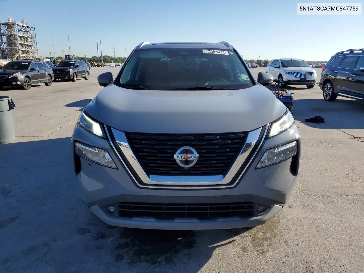 2021 Nissan Rogue Sl VIN: 5N1AT3CA7MC847759 Lot: 73564094