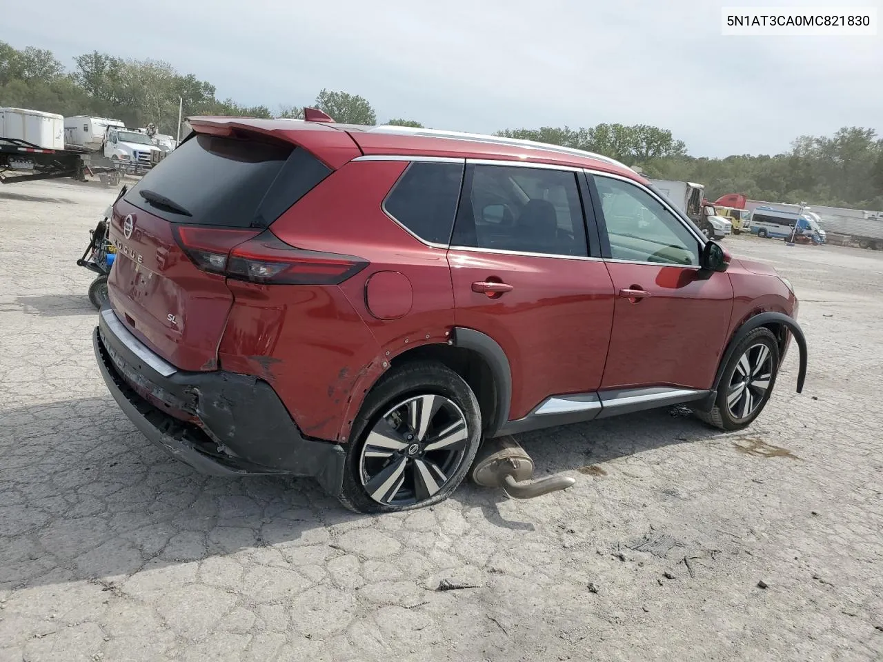 2021 Nissan Rogue Sl VIN: 5N1AT3CA0MC821830 Lot: 73566504