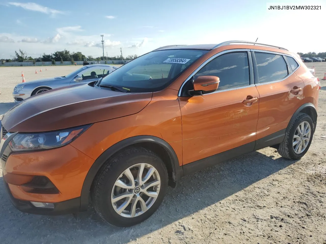 2021 Nissan Rogue Sport Sv VIN: JN1BJ1BV2MW302321 Lot: 73858364