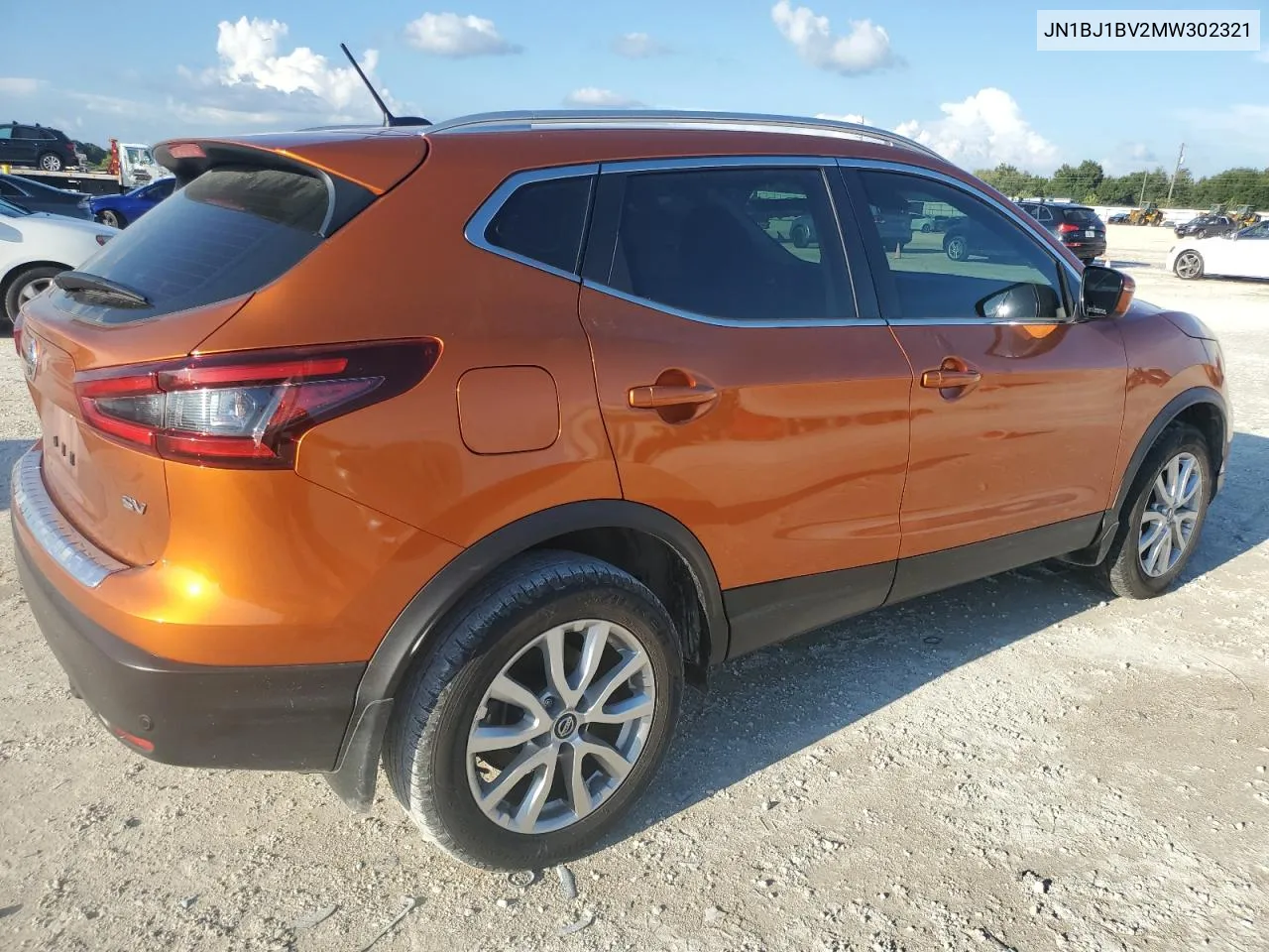 2021 Nissan Rogue Sport Sv VIN: JN1BJ1BV2MW302321 Lot: 73858364