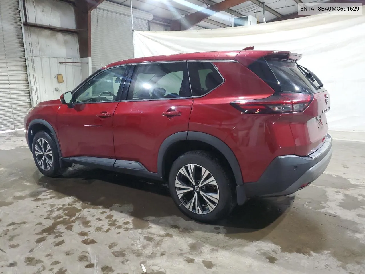 2021 Nissan Rogue Sv VIN: 5N1AT3BA0MC691629 Lot: 74236614