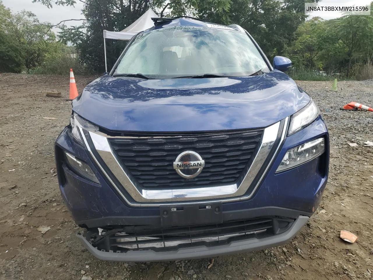 2021 Nissan Rogue Sv VIN: JN8AT3BBXMW215596 Lot: 74540564