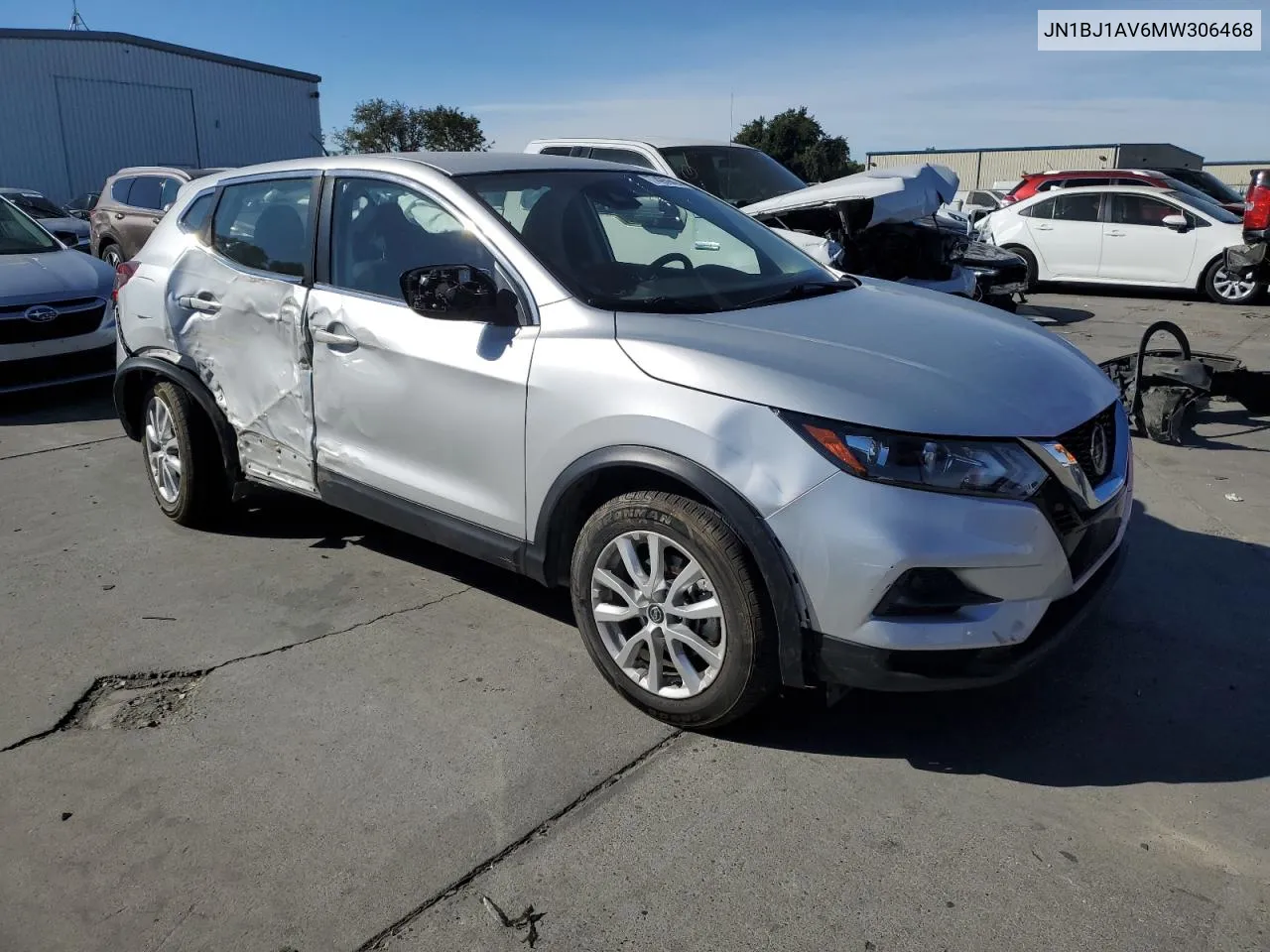 2021 Nissan Rogue Sport S VIN: JN1BJ1AV6MW306468 Lot: 74959404