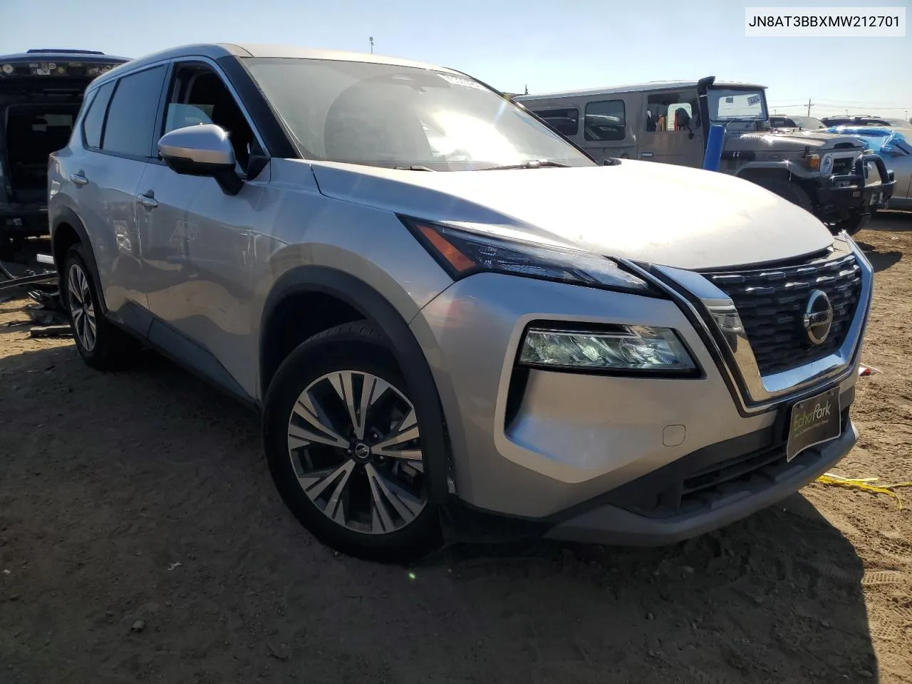 2021 Nissan Rogue Sv VIN: JN8AT3BBXMW212701 Lot: 75328484