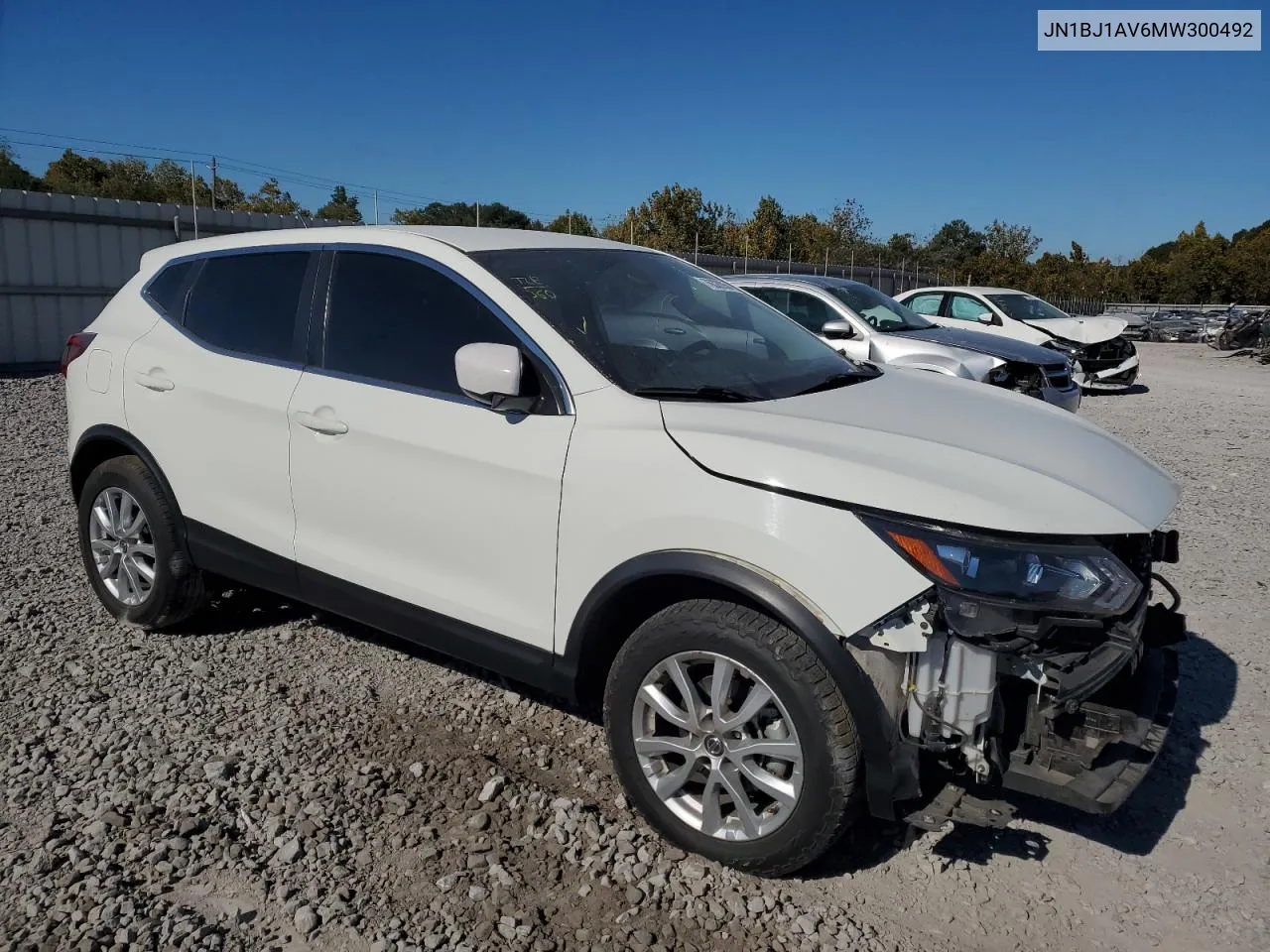 2021 Nissan Rogue Sport S VIN: JN1BJ1AV6MW300492 Lot: 76320954