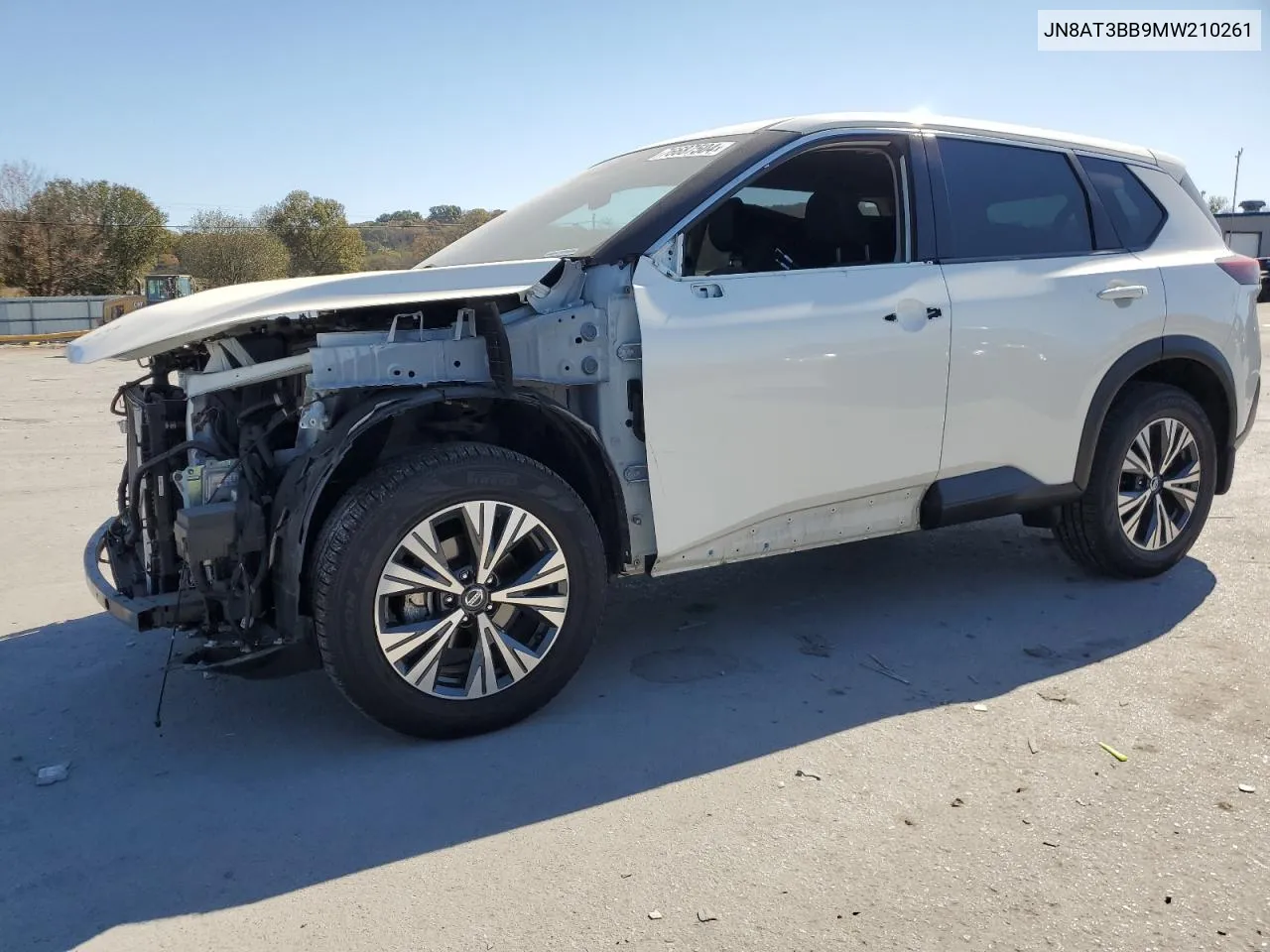 2021 Nissan Rogue Sv VIN: JN8AT3BB9MW210261 Lot: 76687504