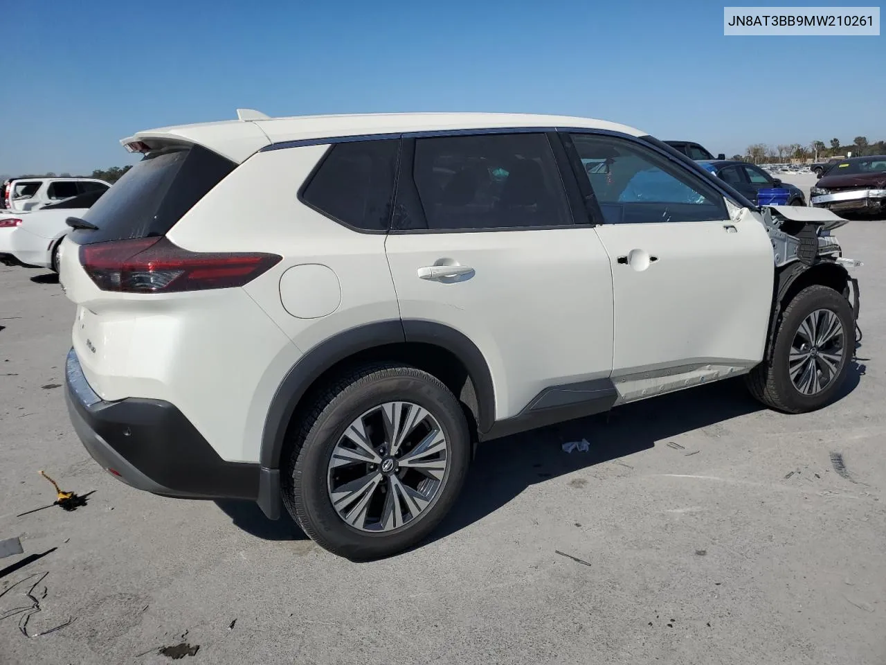 2021 Nissan Rogue Sv VIN: JN8AT3BB9MW210261 Lot: 76687504